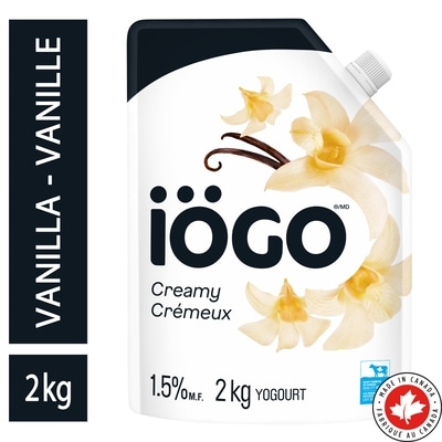 IÖGO Pochette De Yogourt À La Vanille 15 % 2 kg, 0,72 $/100g