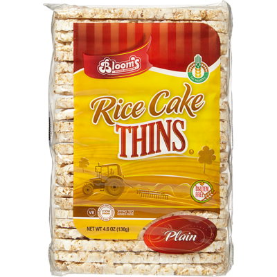 Blooms Rice Cake Thins, Plain 130 g, $4.22/100g