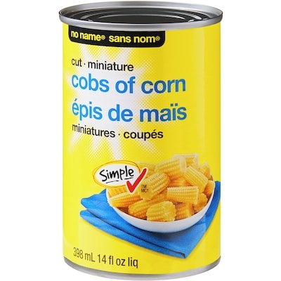 Sans Nom Épis de maïs miniatures coupés 398 ml, 0,50 $/100ml