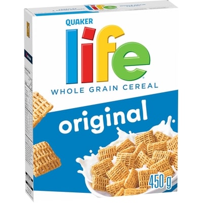 Quaker Life Original Cereal 450 g, $0.89/100g