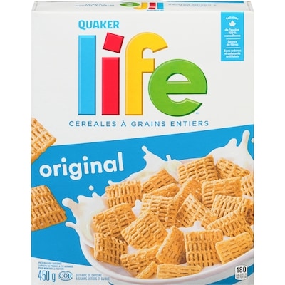 Quaker Life Céréales Originale 450 g, 1,29 $/100g