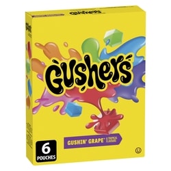 Betty Crocker Fruit Gushers Gushin' Grape & Tropical Flavours 138 g, $2.54/100g