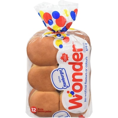 Wonder Pains à hamburger Wonder, emballage de 12 672 g, 0,59 $/100g