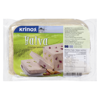 Krinos Halva, Pistachio 250 g, $2.20/100g