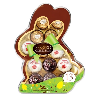 Ferrero Fine Assorted Chocolate Easter Rabbit Shaped Gift Box, 13 Confections 142 g, $10.56/100g