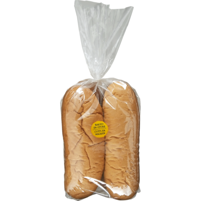 null Submarine Buns 4 Pack 4x464.0 g, $0.71/100g