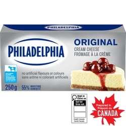 Philadelphia Original Brick Cream Cheese 250 g, $2.20/100g
