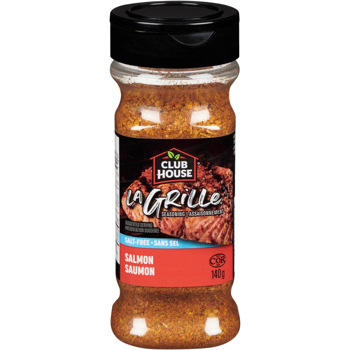 Club House La Grille, Salt Free Salmon Seasoning 140 g, $6.42/100g
