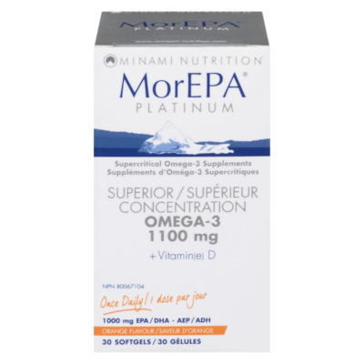 Trophic Omega-3 + Vitamin D Softgels Orange Flavour 1100 Mg 30 ea, $1.20/1ea