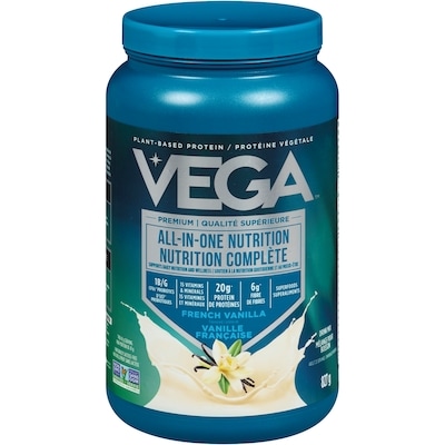 Vega One® All-in-One Protein Powder, French Vanilla 827 g, $7.62/100g