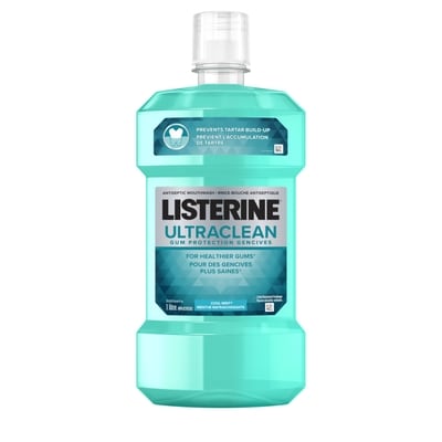 Listerine Rince-bouche Ultraclean Protection 1 l, 1,15 $/100ml