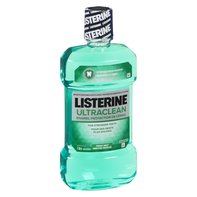 Ultraclean Enamel Protection Antiseptic Mouthwash, Fresh Mint 