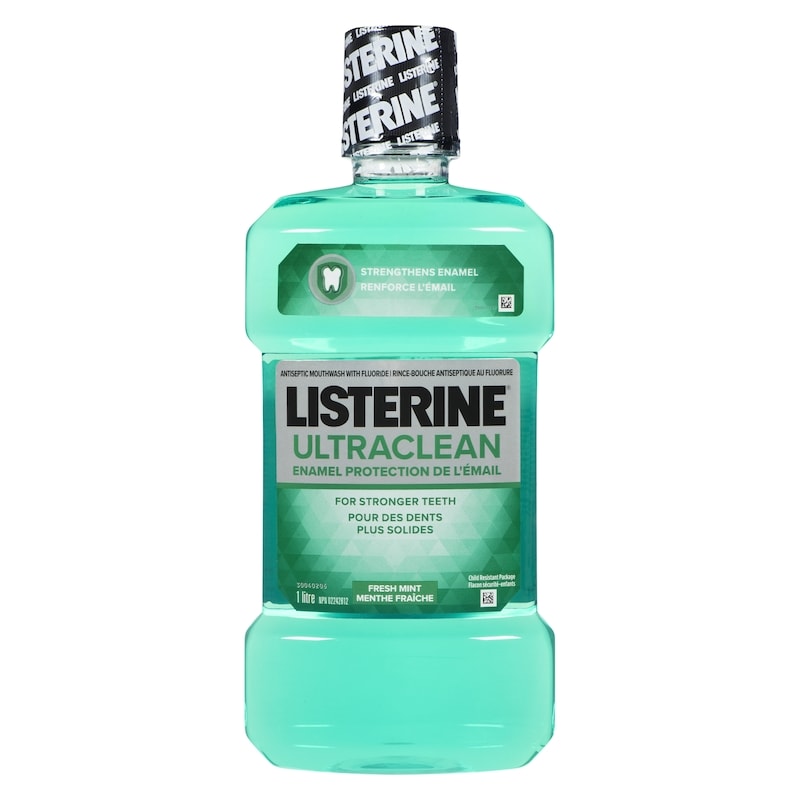 Ultraclean Enamel Protection Antiseptic Mouthwash, Fresh Mint 