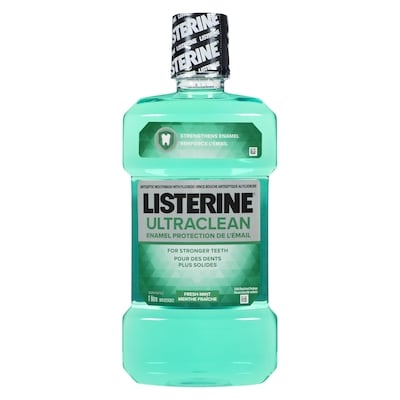 Rince-bouche antiseptique Ultraclean, Protection de l’émail, Menthe fraîche