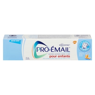 Sensodyne Dentifrice Pro-Émail pour enfants 75 ml, 6,00 $/100ml