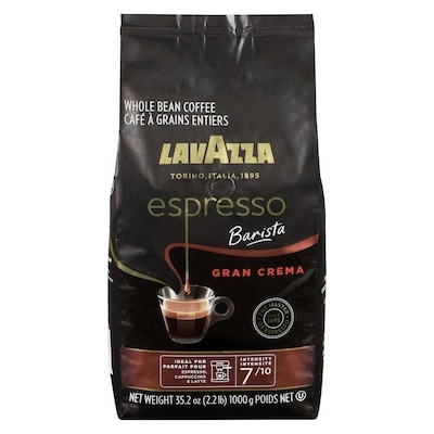 Lavazza Gran Crema Espresso Beans 1 kg, $3.50/100g