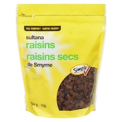 No Name Sultana Raisins 750 g, $1.40/100g