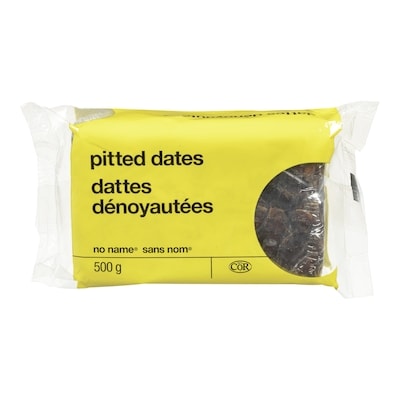 Sans Nom Dattes dénoyautées, format club 500 g, 1,10 $/100g