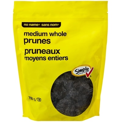Sans Nom Pruneaux moyens entiers 750 g, 1,13 $/100g