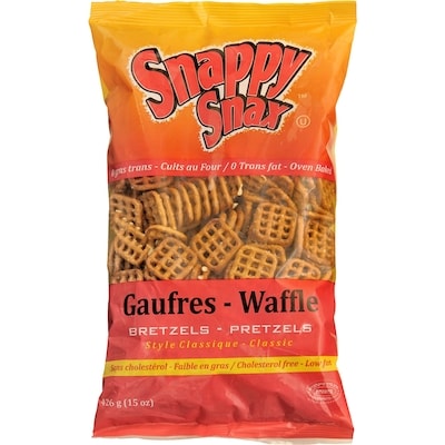 Snappy Snax Kosher Mini Pretzel Waffles 425 g, $0.89/100g