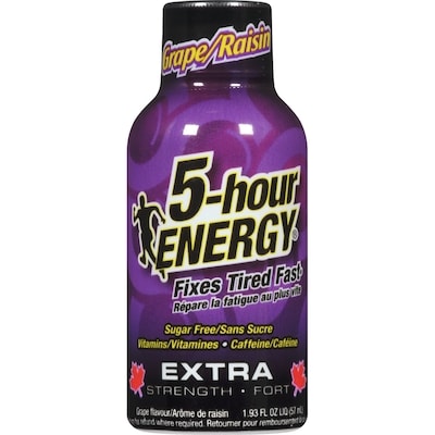 5 Hr Energy Extra Strength, Grape 12x57.0 ml, $5.70/100ml