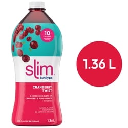SunRype Cranberry Twist 1.36 l, $0.26/100ml