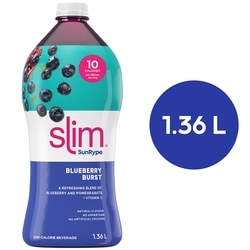 SunRype Blueberry Burst 1.36 l, $0.26/100ml