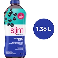 SunRype Blueberry Burst 1.36 l, $0.40/100ml