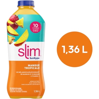 SunRype Jus Mangue tropicale 1.36 l, 0,24 $/100ml