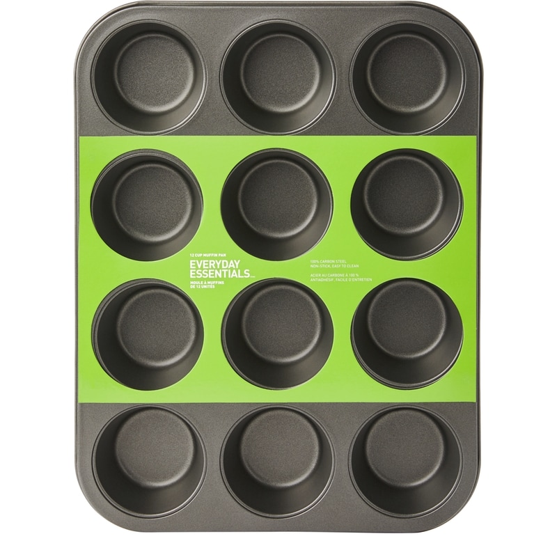Non-Stick Carbon Steel 12 Cup Muffin Pan