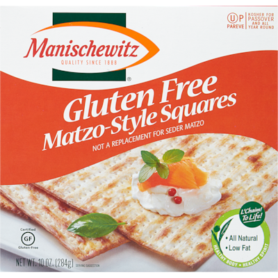 Manischewitz Matzo sans gluten casher 284 g, 4,22 $/100g