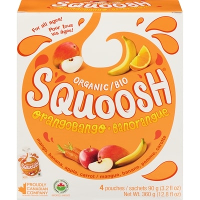 Go Gourmet Squoosh Organic Blend Squabbleberry 4x90.0 g, $1.66/100g