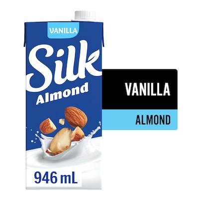 Silk Almond Milk Alternative, Vanilla, Dairy Free, Shelf Stable 946 ml, $0.29/100ml