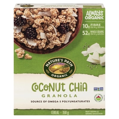 Nature's Path Chia Plus Coconut Chia Granola 350 g, $1.57/100g