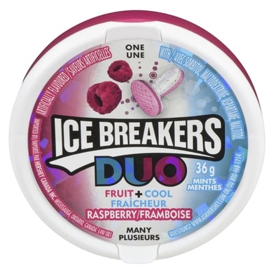 Ice Breakers Mints Duo, Raspberry  6x36.85 g, $5.42/100g