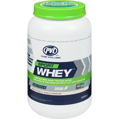 PVL Essentials Sport Whey, Creamy Vanilla 908 g, $5.12/100g