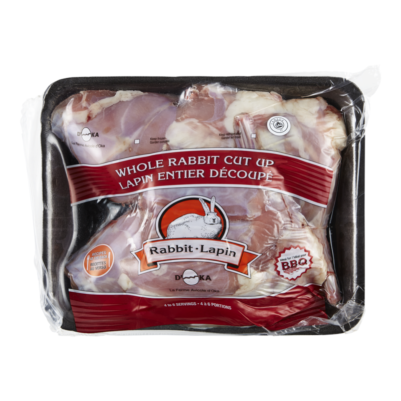 Frozen Cut Up Rabbit