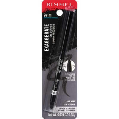 Rimmel London Crayon pour les yeux hydrofuge Exaggerate, noir 2.5 g, 399,60 $/100g
