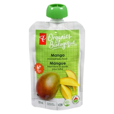 PC Biologique Mangue Étape 1 128 ml, 0,78 $/100ml