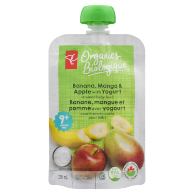 Organic Banana, Mango & Apple Yogurt