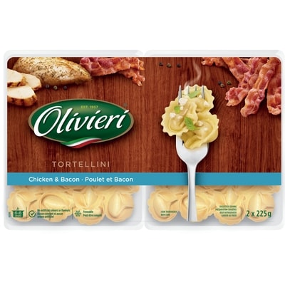 Olivieri Tortellini, Chicken Bacon  450 g, $1.11/100g
