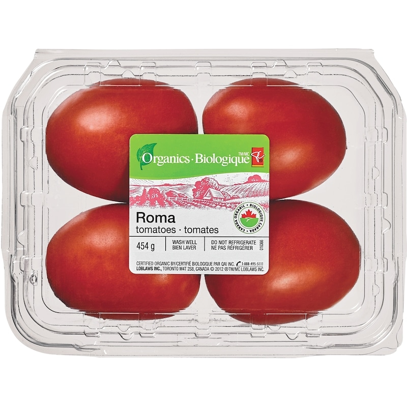 Organic Roma Tomatoes