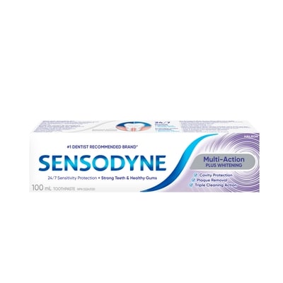Sensodyne Multiaction Plus Whitening Toothpaste 100 ml, $6.99/100ml