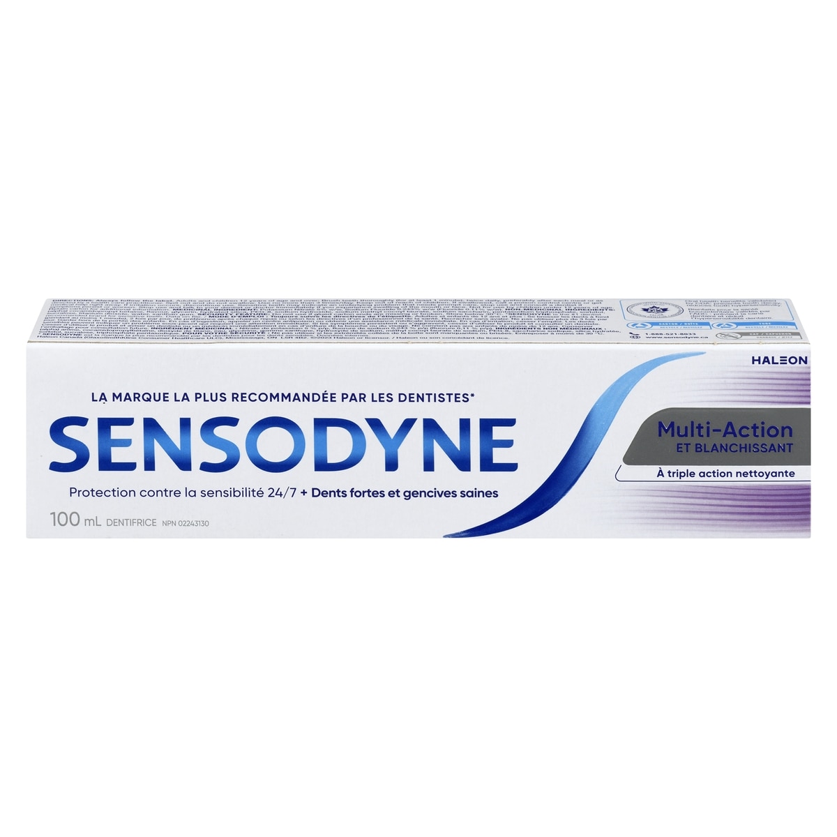 Sensodyne Dentifrice Sensodyne multi-action et effet blanchissant 100 ml, 5,00 $/100ml