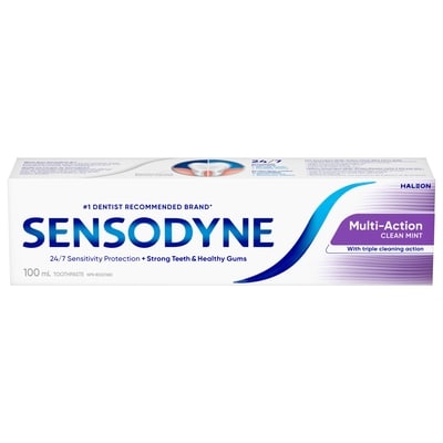 Sensodyne Toothpaste, Multi-Action, Clean Mint 100 ml, $5.59/100ml