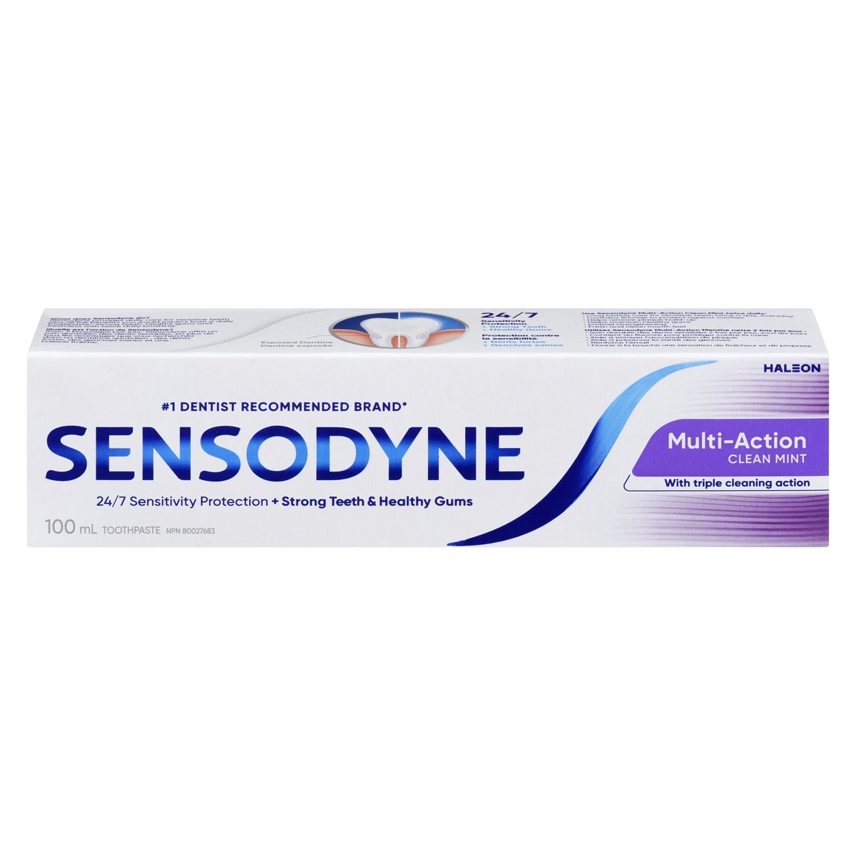 Sensodyne Toothpaste, Multi-Action, Clean Mint 100 ml, $6.99/100ml