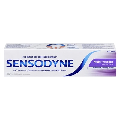Sensodyne Toothpaste, Multi-Action, Clean Mint 100 ml, $6.29/100ml