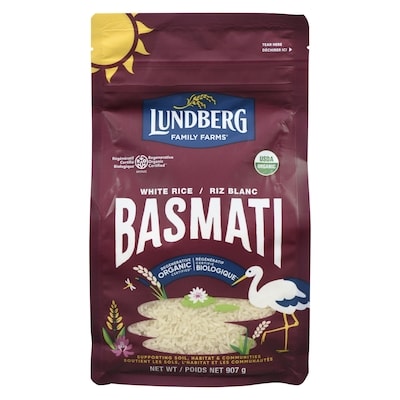 Lundberg Biologique Blanc Basmati Riz 907 g, 1,92 $/100g