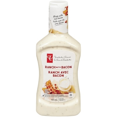le Choix du Président Vinaigrette ranch avec bacon  475 ml, 1,00 $/100ml