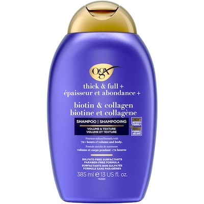Ogx Thick & Full + Biotin & Collagen Volumizing Shampoo 385 ml, $2.98/100ml